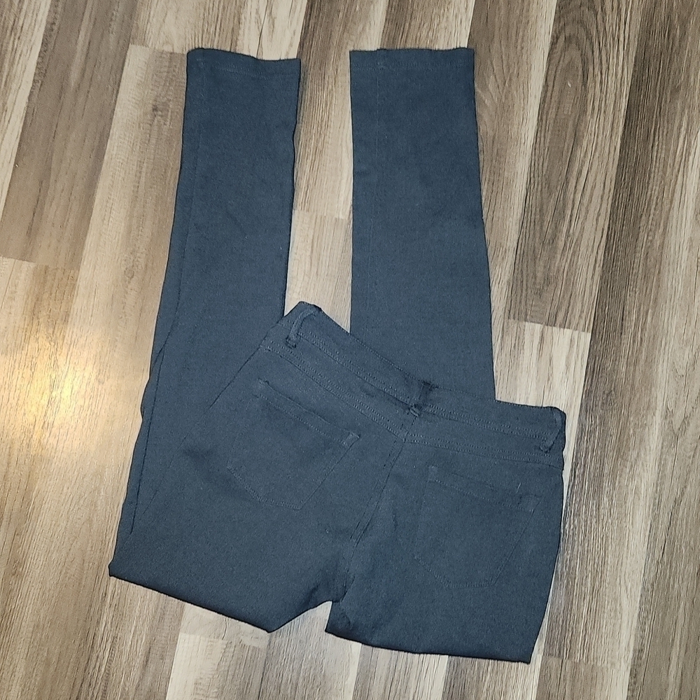 ACTIVE USA Skinkony Jeans/ Strech Dress Pants Dark Charcoal Grey Size Large - Picture 5 of 7